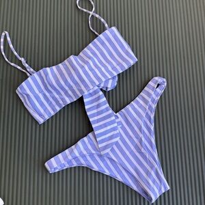 Skin by SAME SWIM striped bikini